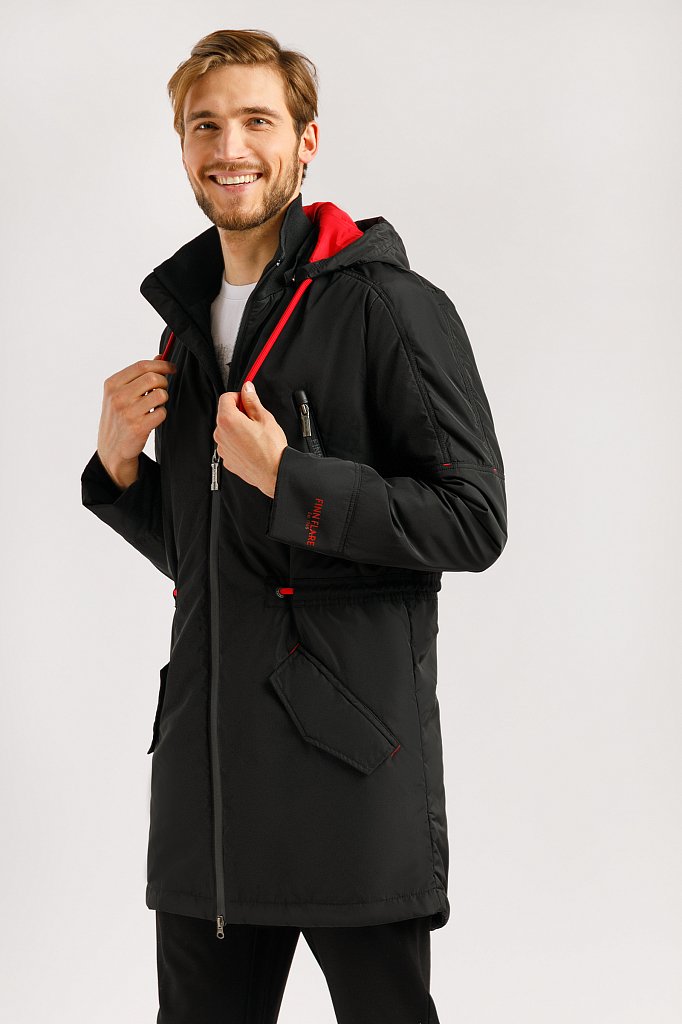 Пальто мужское, Модель B20-22009, Фото №3