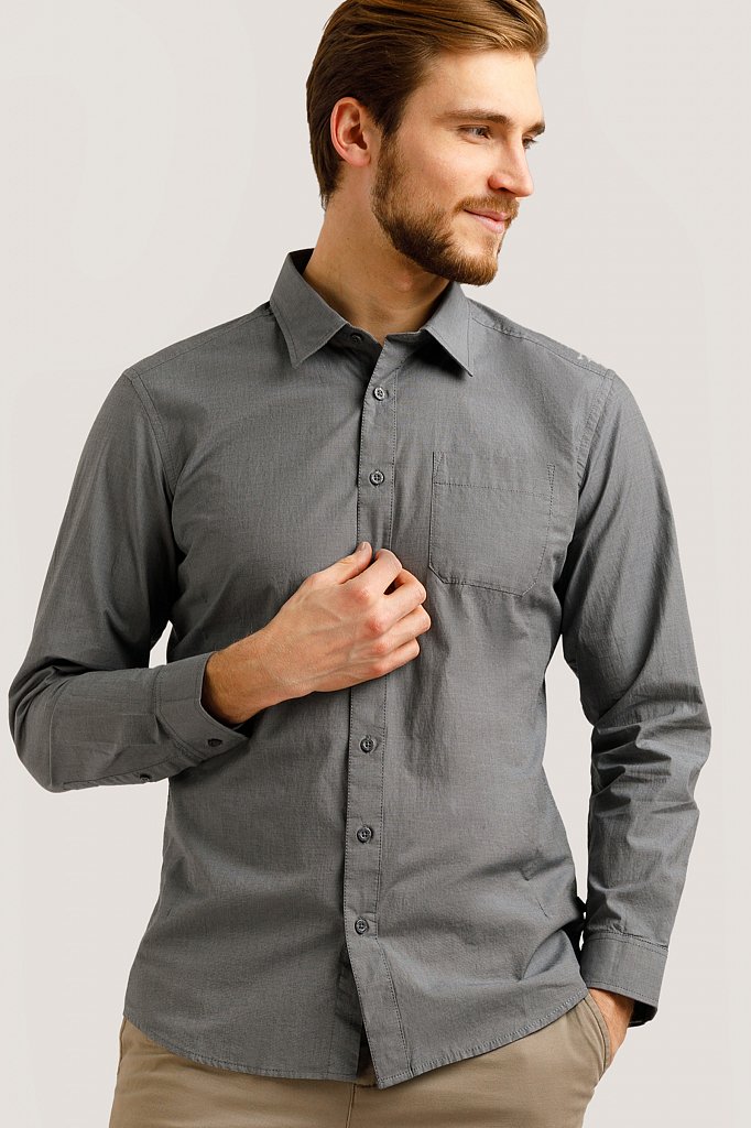 Рубашка мужская, Модель B20-21026, Фото №1