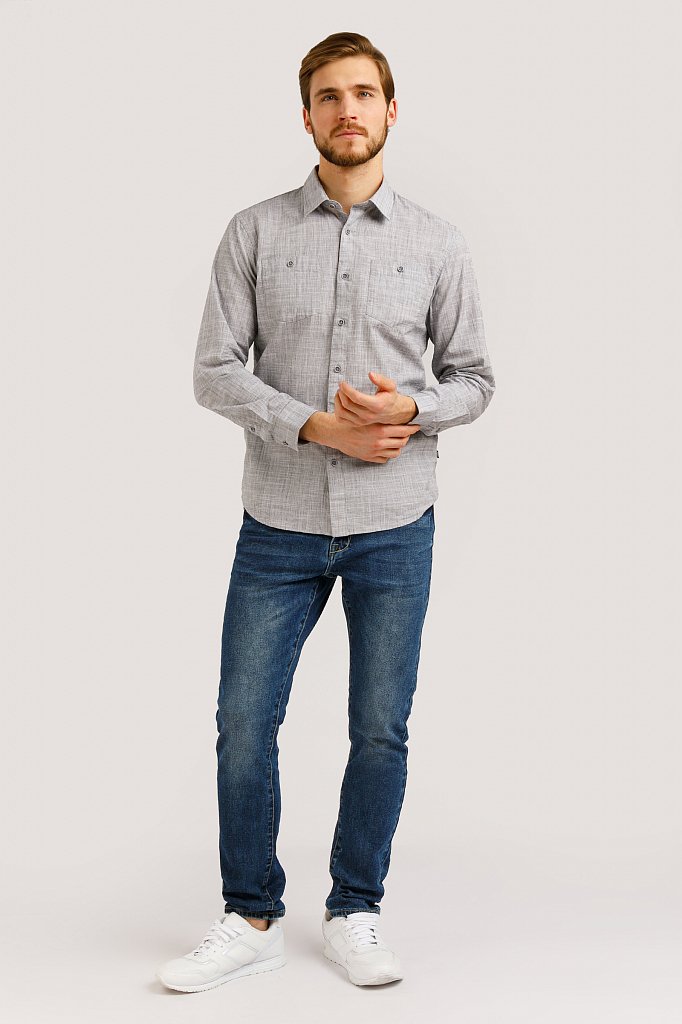 Рубашка мужская, Модель B20-22027, Фото №2