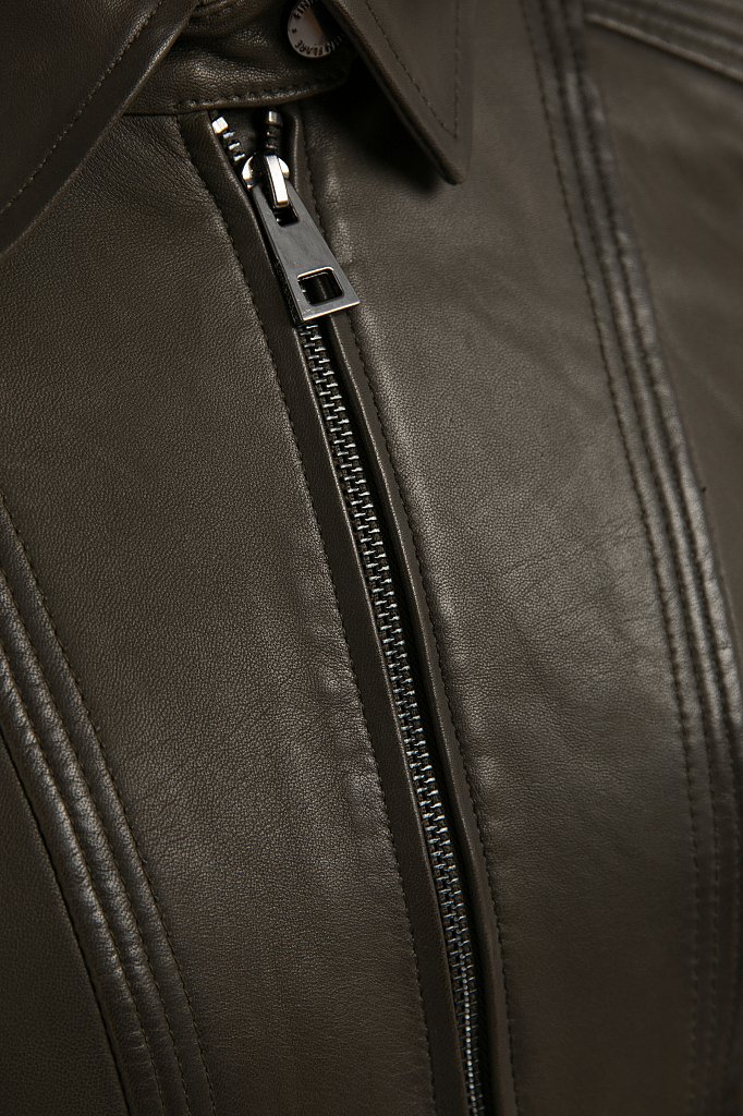 Куртка кожаная женская, Модель B20-11802, Фото №6
