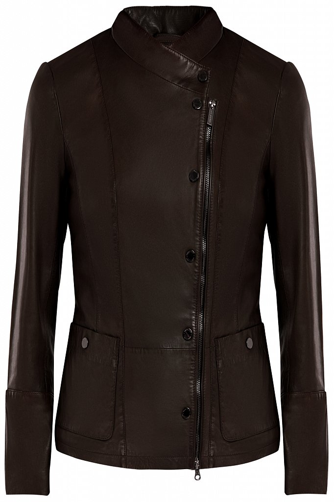 Куртка кожаная женская, Модель B20-11800, Фото №6