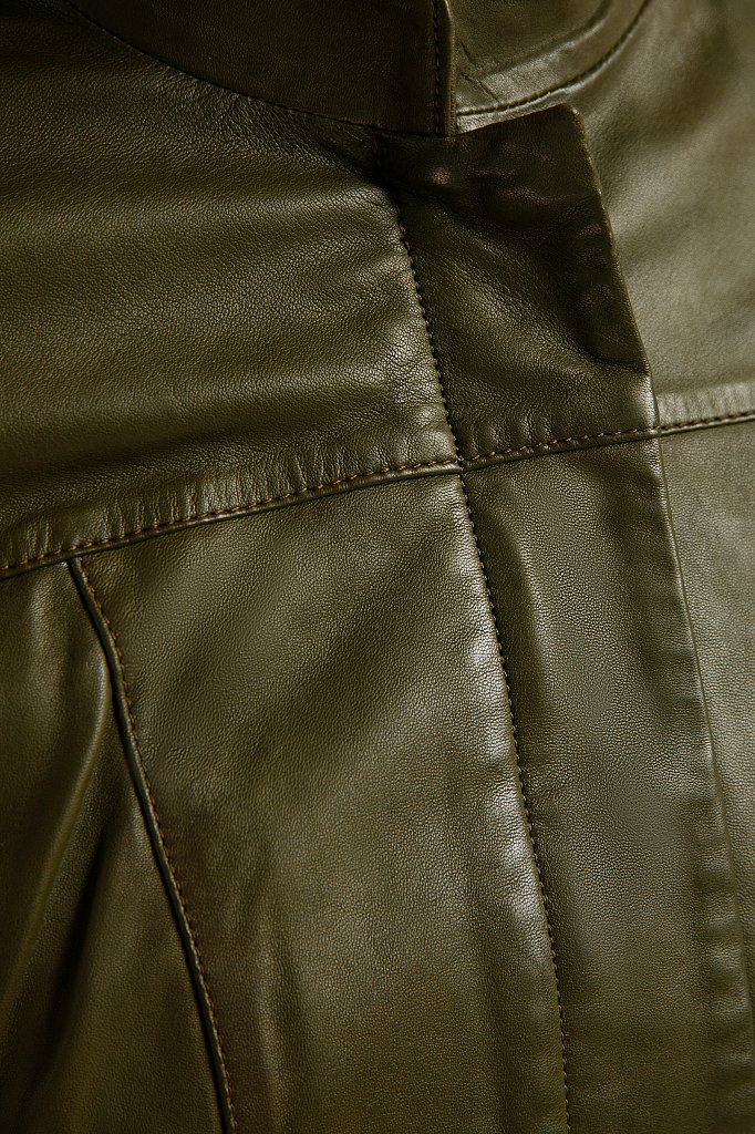 Куртка кожаная женская, Модель B20-11808, Фото №5