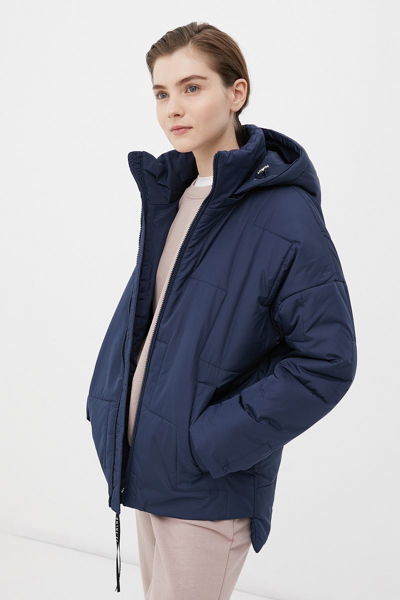 Утепленная женская куртка стеганая, Модель B21-12063, Фото №3