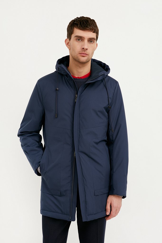 Пальто мужское, Модель B21-21007, Фото №2