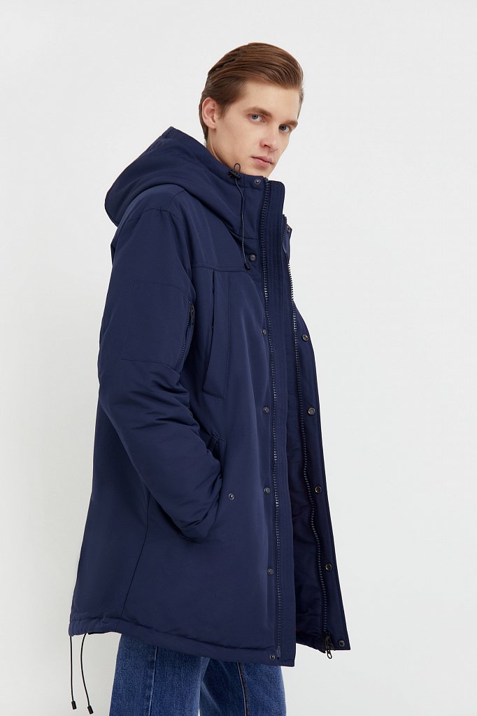 Пальто мужское, Модель B21-22015, Фото №3