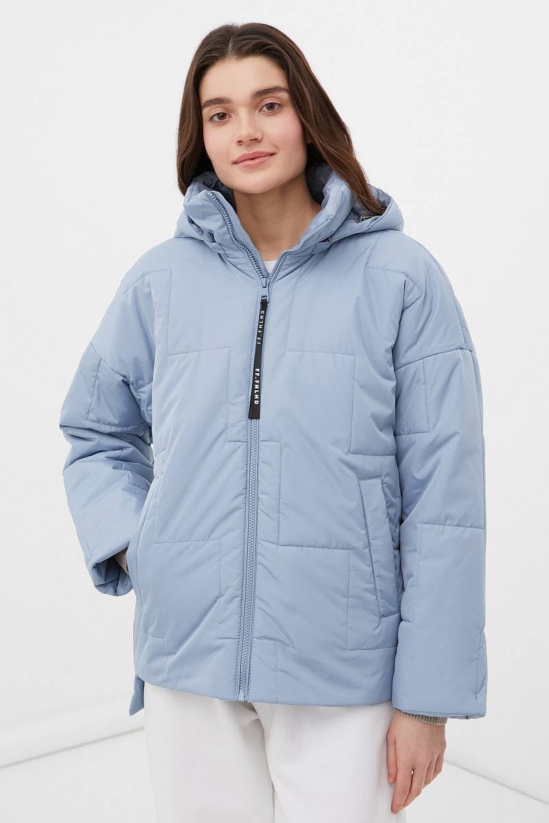 Утепленная женская куртка стеганая, Модель B21-12063, Фото №1