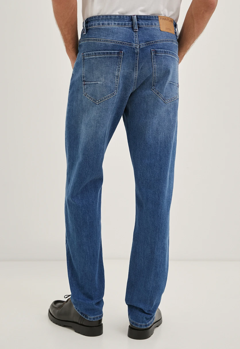 Джинсы tapered fit мужские, Модель B21-25009, Фото №4