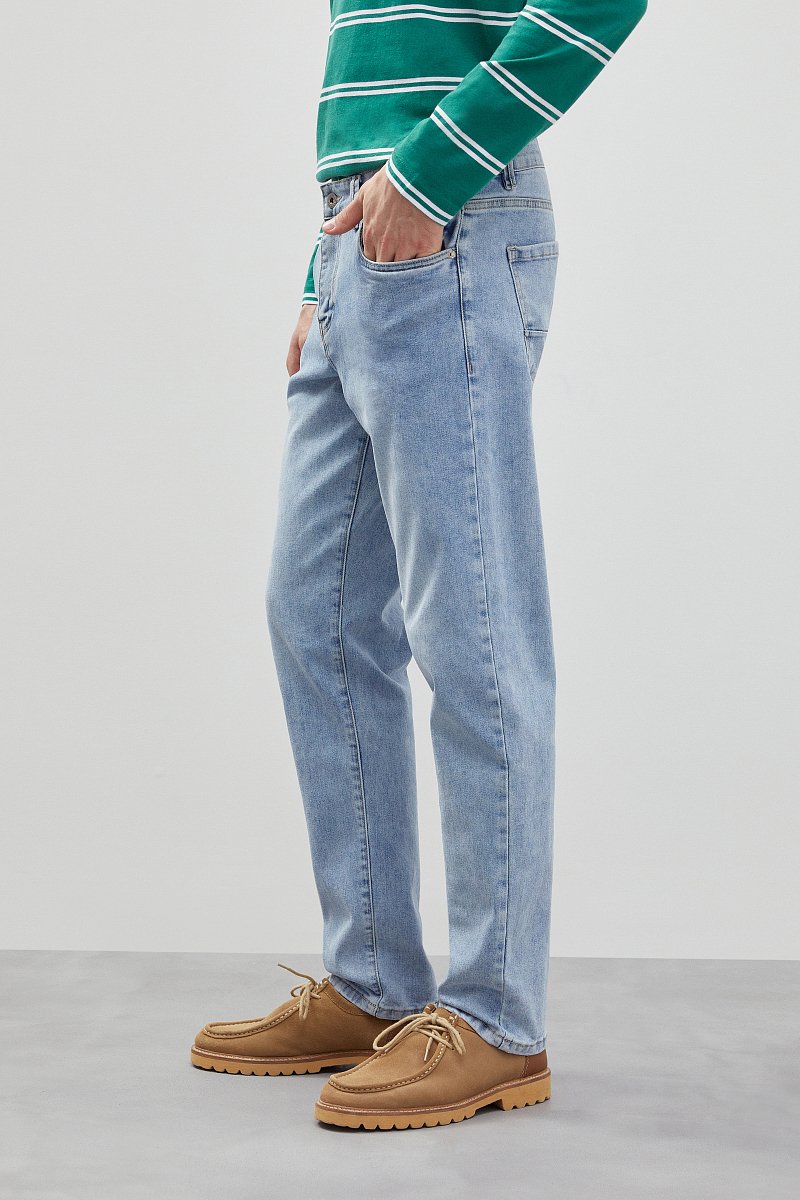 Джинсы мужские straight fit, Модель B21-25009, Фото №3