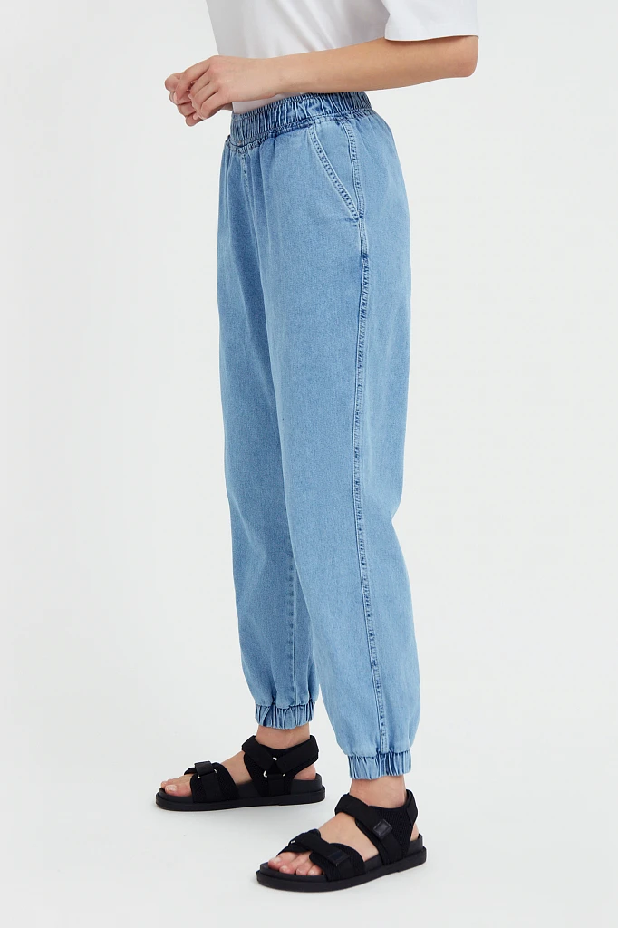 Джинсы jogger fit женские, Модель B21-15034, Фото №3