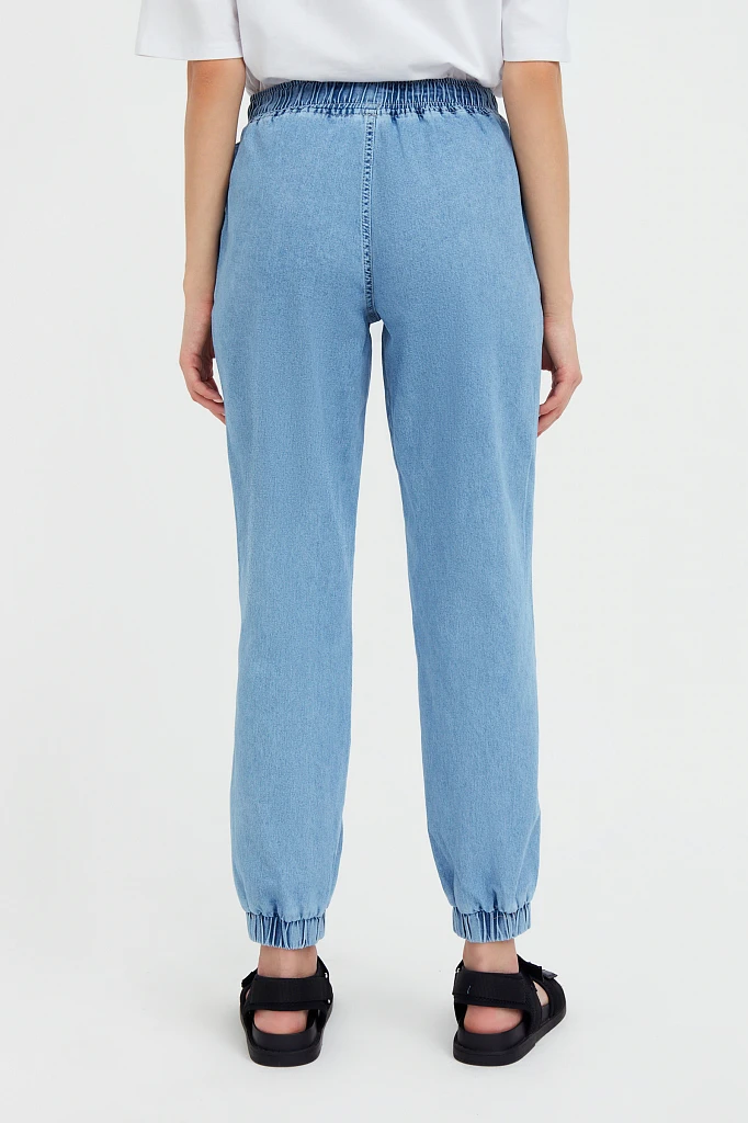 Джинсы jogger fit женские, Модель B21-15034, Фото №4