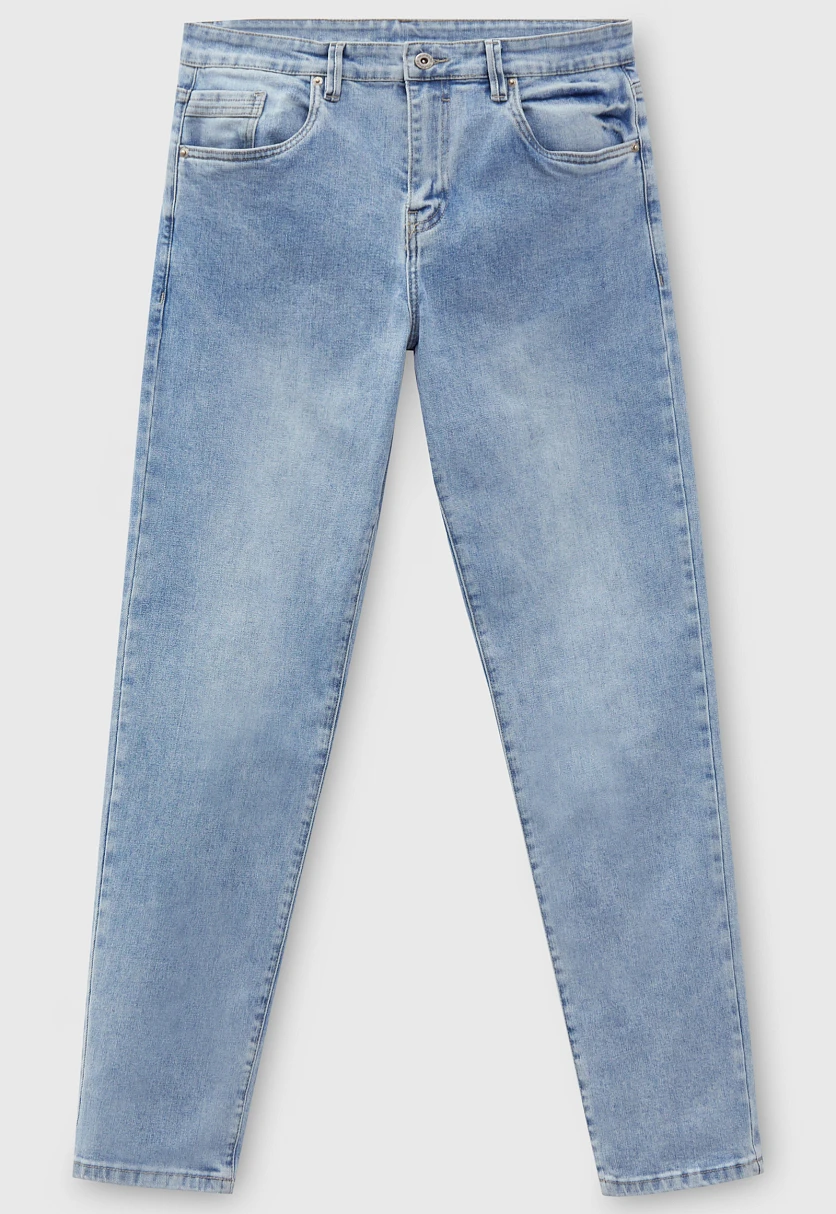 Джинсы tapered fit мужские, Модель B21-25009, Фото №6