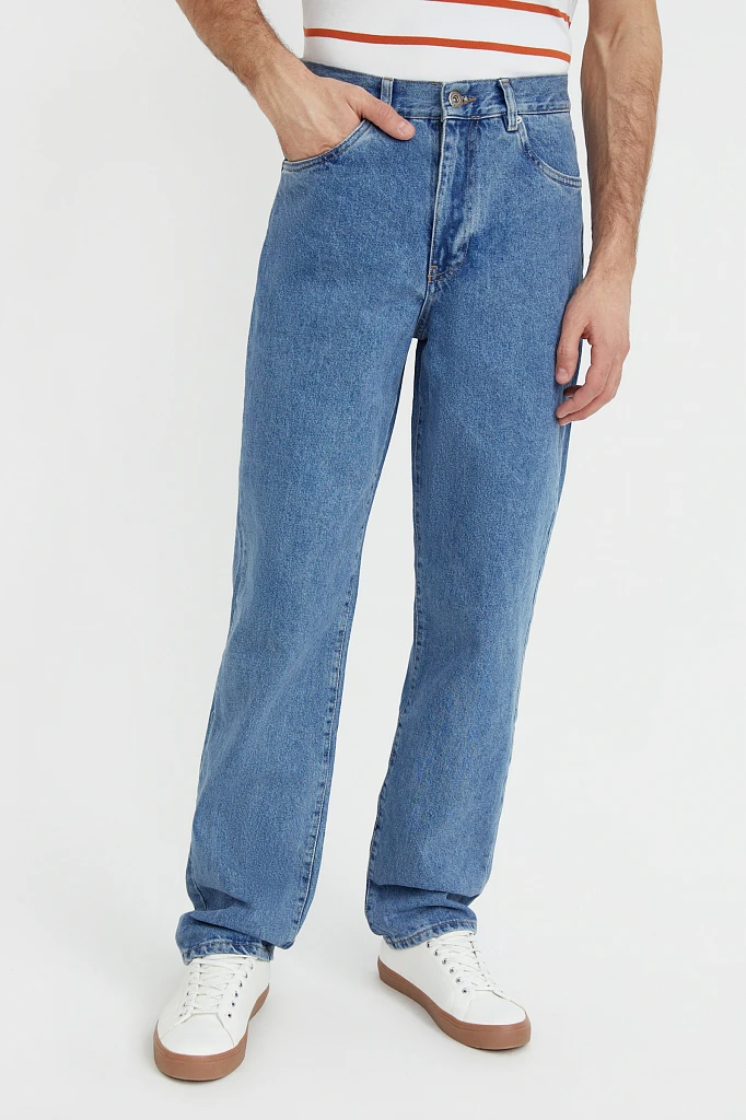 Джинсы мужские straight fit, Модель B21-25025, Фото №2