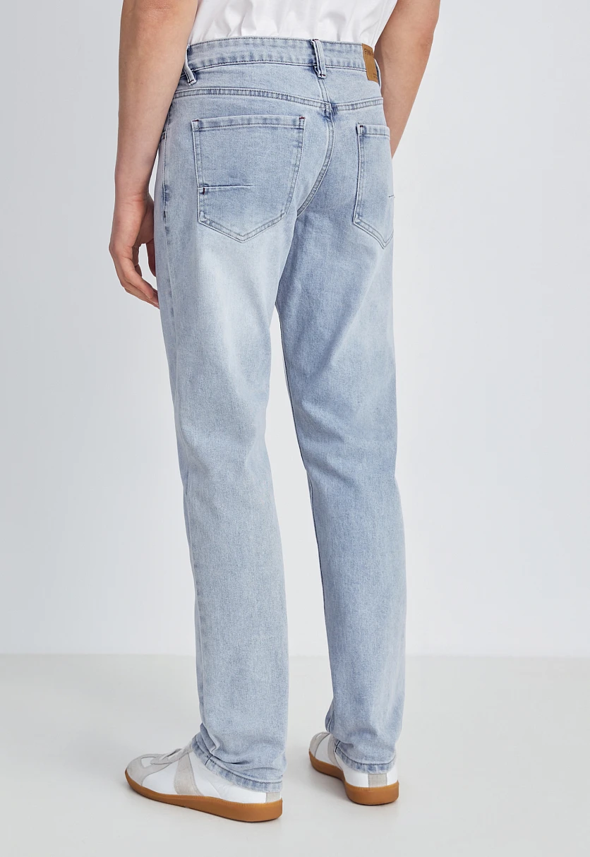 Джинсы tapered fit мужские, Модель B21-25009, Фото №5