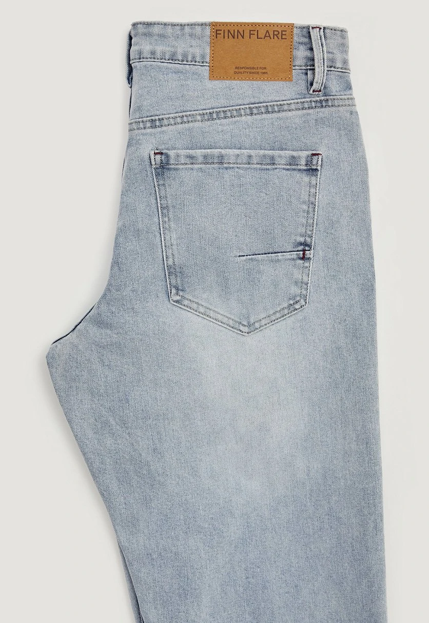 Джинсы tapered fit мужские, Модель B21-25009, Фото №7