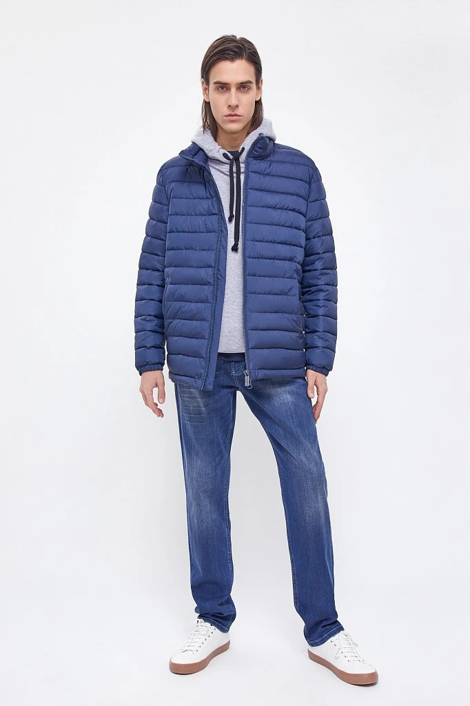 Джинсы straight fit мужские, Модель B21-25007, Фото №1