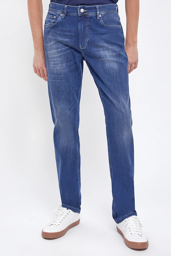 Джинсы straight fit мужские, Модель B21-25007, Фото №2