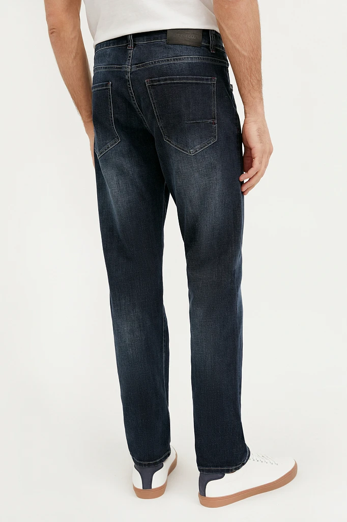 Джинсы tapered fit мужские, Модель B21-25009, Фото №4