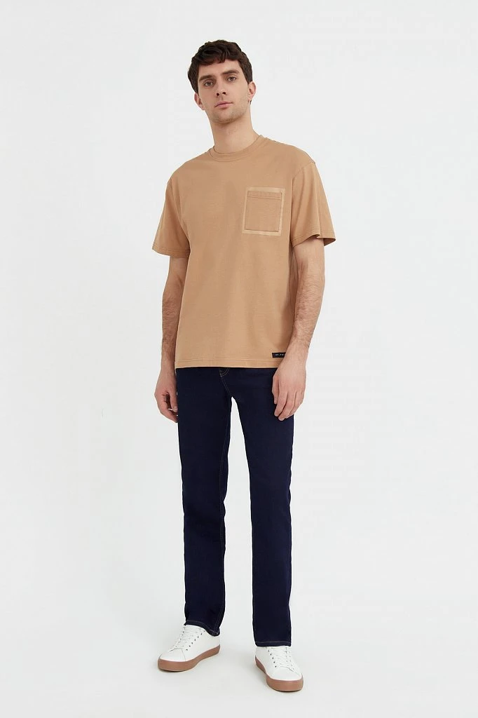 Джинсы мужские straight fit, Модель B21-25027, Фото №1
