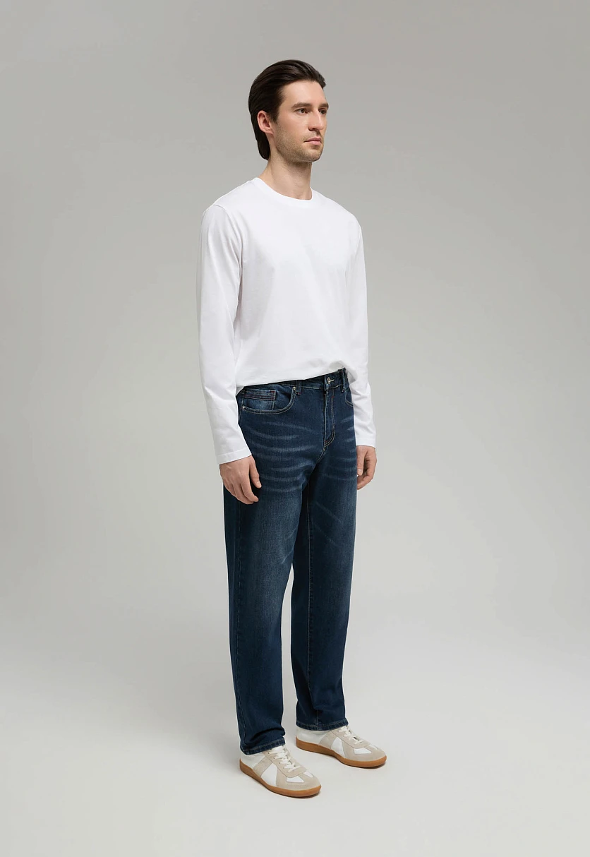 Джинсы tapered fit мужские, Модель B21-25009, Фото №2