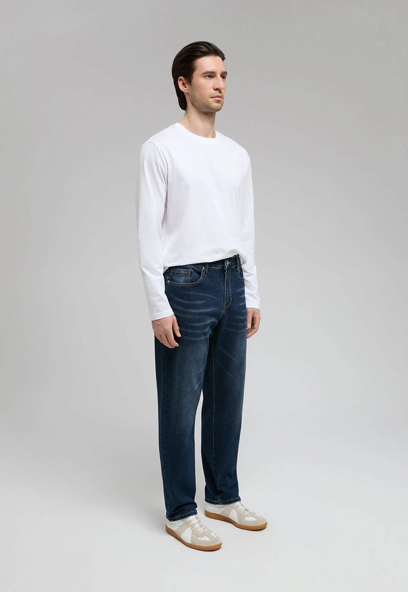 Джинсы tapered fit мужские, Модель B21-25009, Фото №2