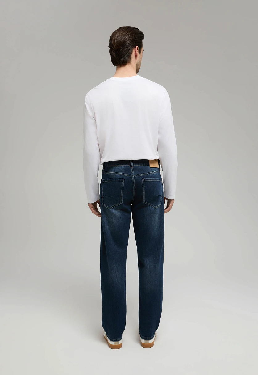 Джинсы tapered fit мужские, Модель B21-25009, Фото №3