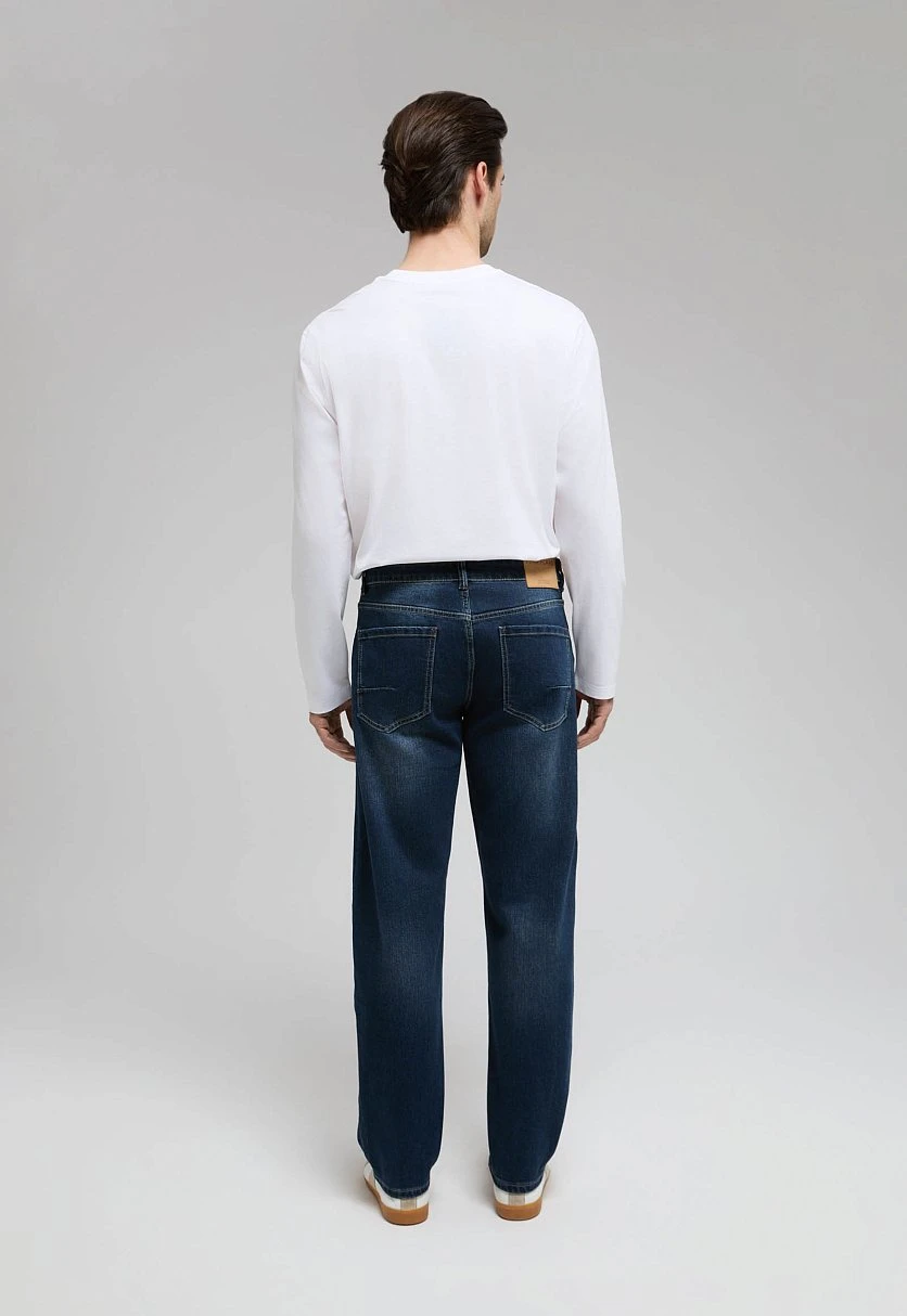 Джинсы tapered fit мужские, Модель B21-25009, Фото №3