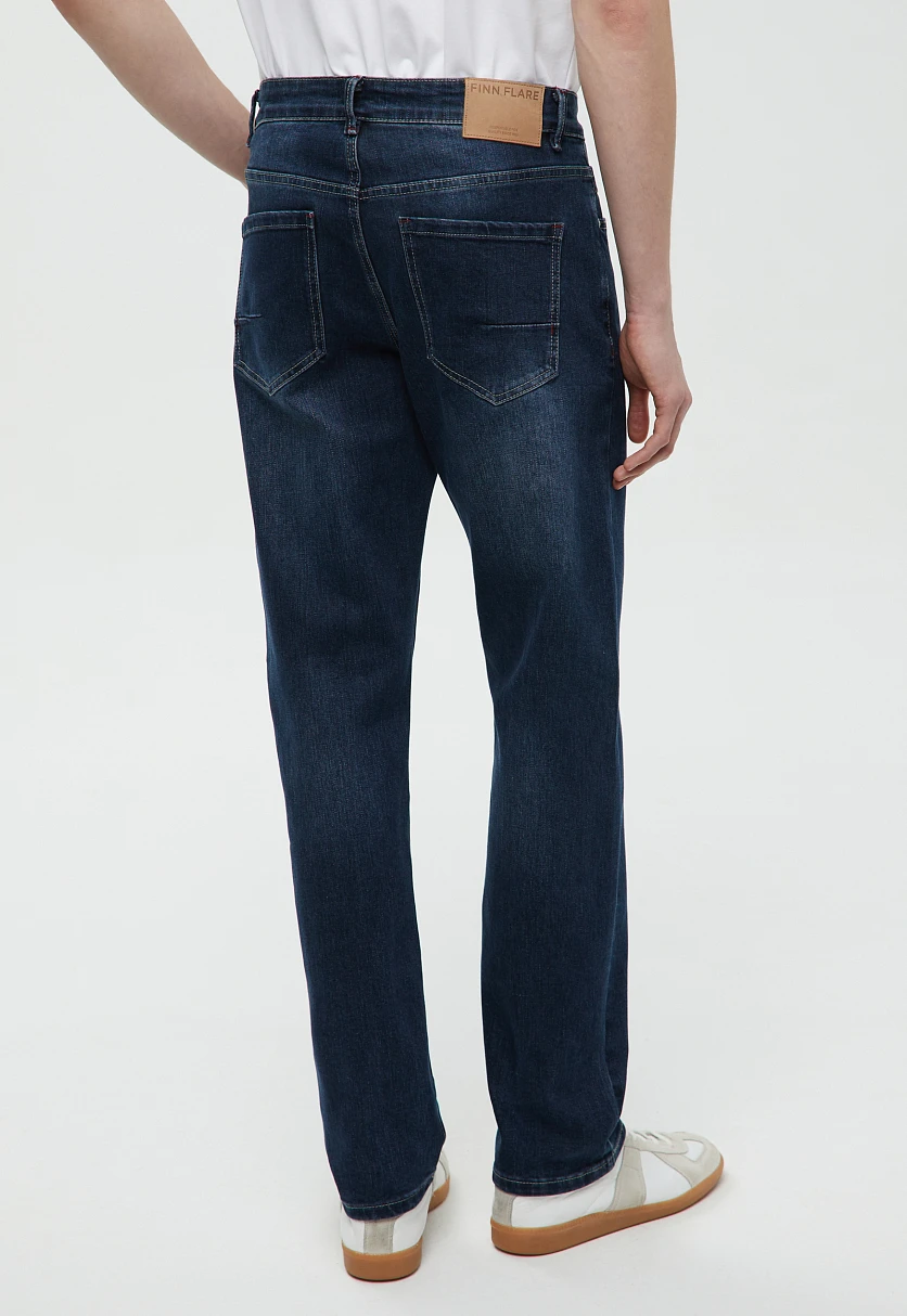Джинсы tapered fit мужские, Модель B21-25009, Фото №4