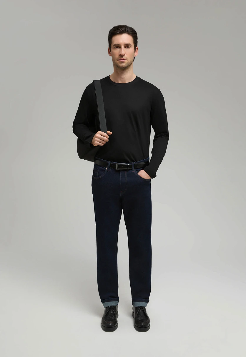 Джинсы tapered fit мужские, Модель B21-25009, Фото №1