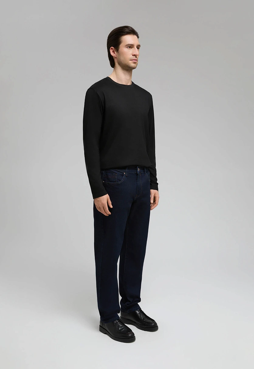 Джинсы tapered fit мужские, Модель B21-25009, Фото №2