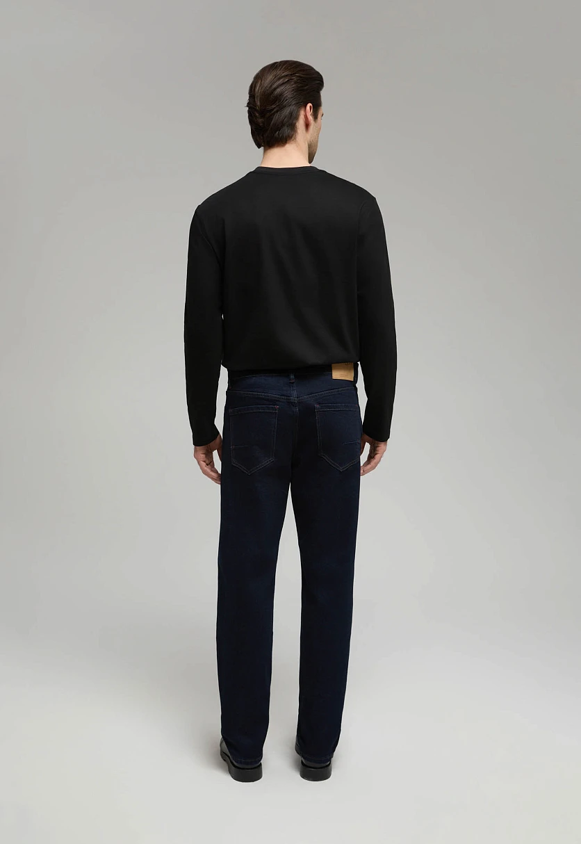 Джинсы tapered fit мужские, Модель B21-25009, Фото №3