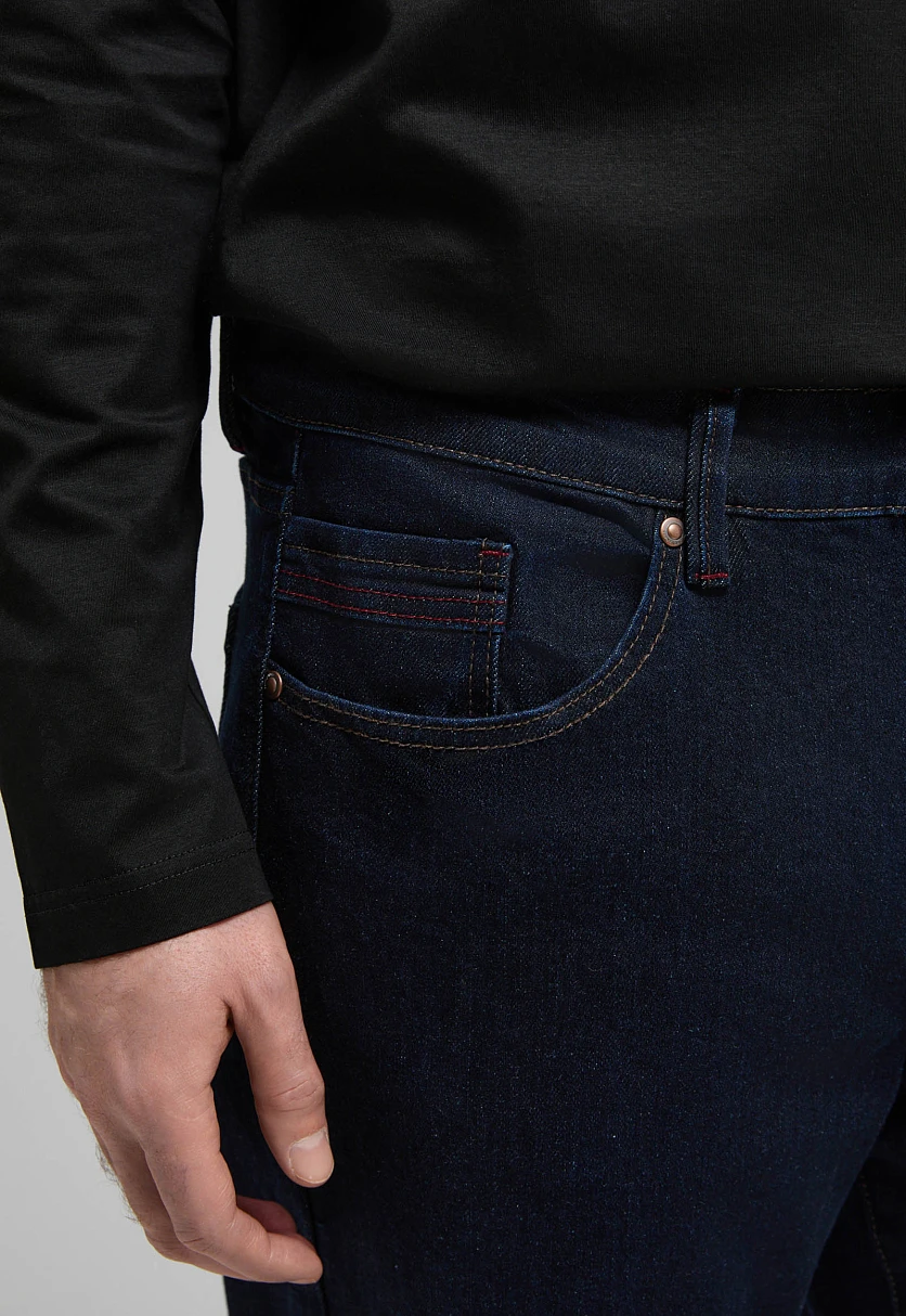 Джинсы tapered fit мужские, Модель B21-25009, Фото №4