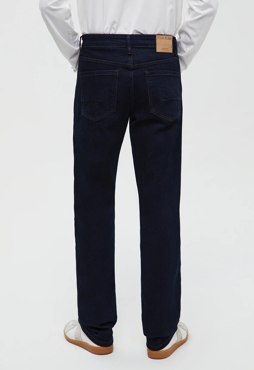 Джинсы tapered fit мужские, Модель B21-25009, Фото №5