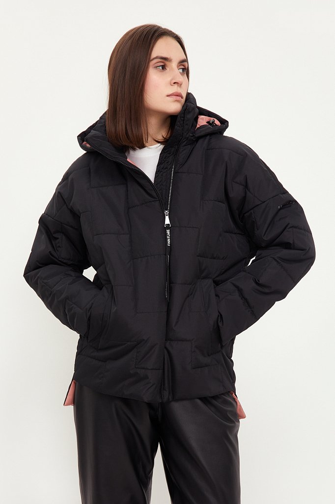 Утепленная женская куртка стеганая, Модель B21-12063, Фото №1
