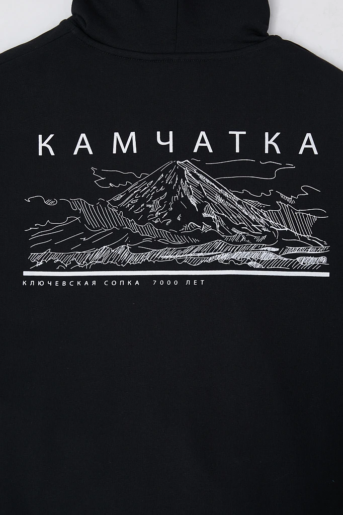 Худи женское с принтом «Камчатка», Модель B21-110102, Фото №5