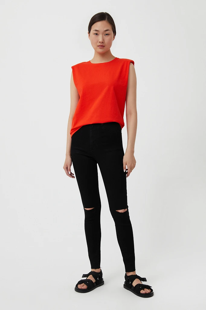Джинсы skinny fit женские, Модель B21-15015C, Фото №1