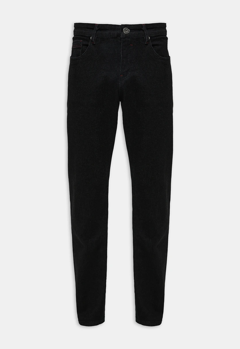 Джинсы tapered fit мужские Темно-серый B21-25009Купить в интернет-магазине FINN FLARE, предосмотр фото №5 Джинсы tapered fit мужские, Модель B21-25009, Фото №5