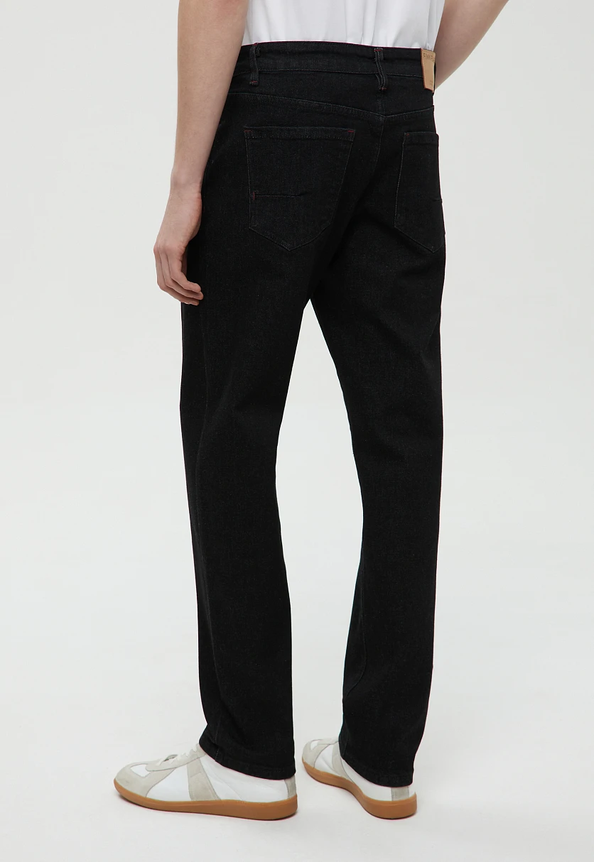 Джинсы tapered fit мужские, Модель B21-25009, Фото №4