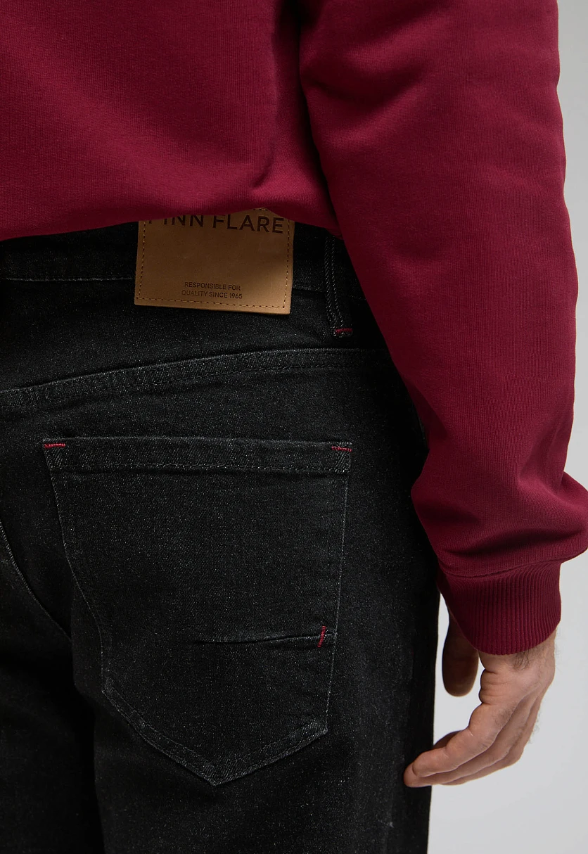 Джинсы tapered fit мужские, Модель B21-25009, Фото №5