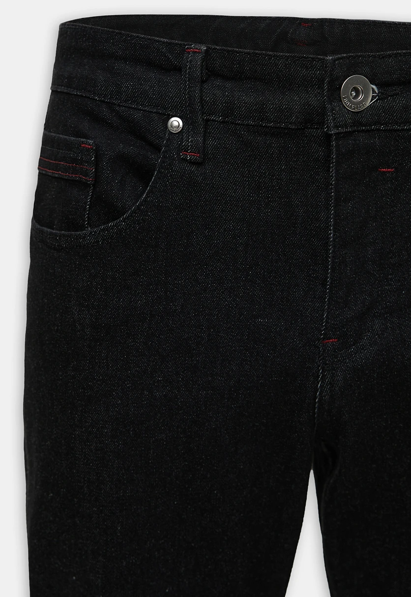 Джинсы tapered fit мужские Темно-серый B21-25009Купить в интернет-магазине FINN FLARE, предосмотр фото №4 Джинсы tapered fit мужские, Модель B21-25009, Фото №4