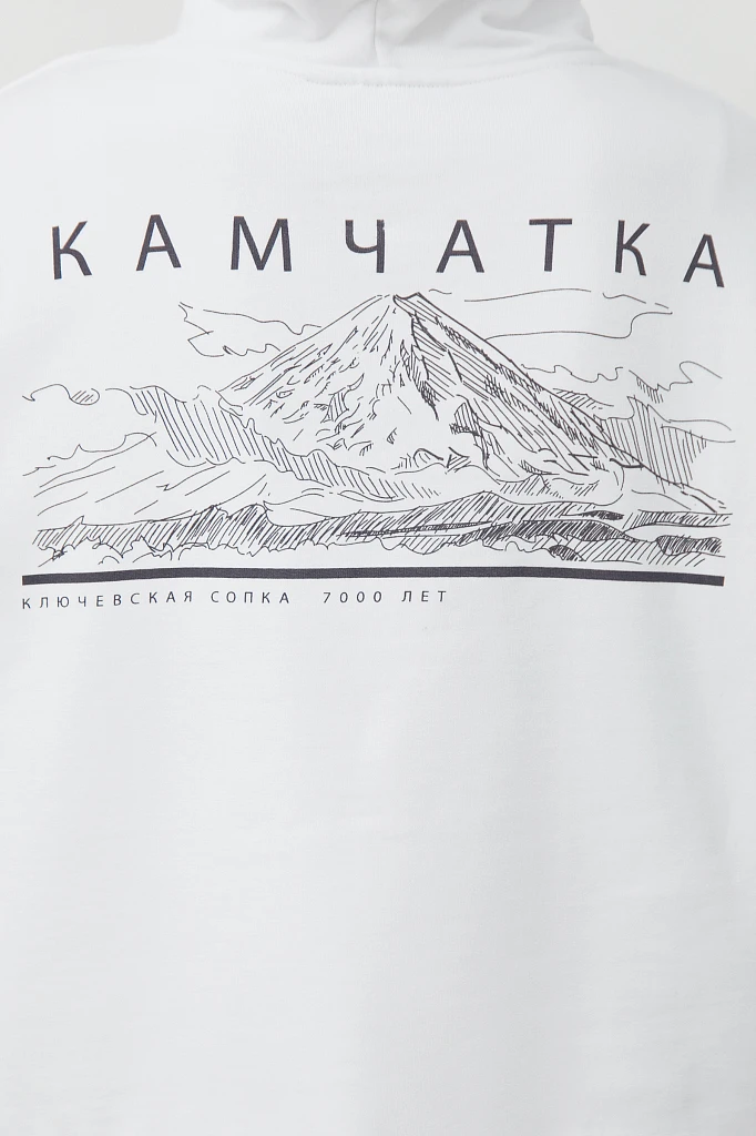 Худи женское с принтом «Камчатка», Модель B21-110102, Фото №5