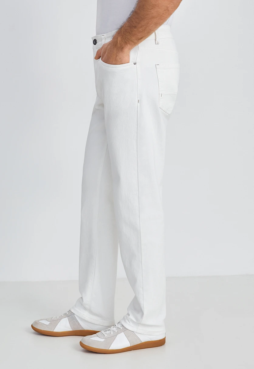 Джинсы tapered fit мужские, Модель B21-25009, Фото №5