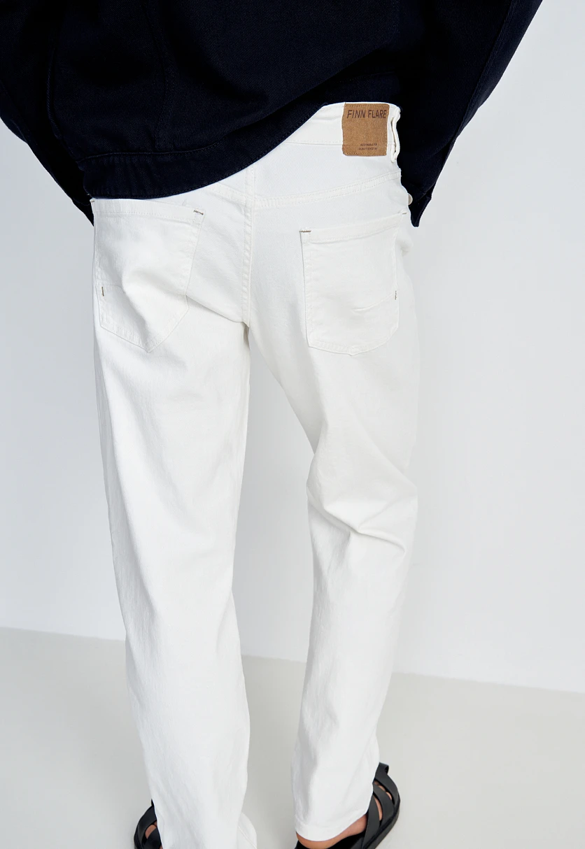 Джинсы tapered fit мужские, Модель B21-25009, Фото №7