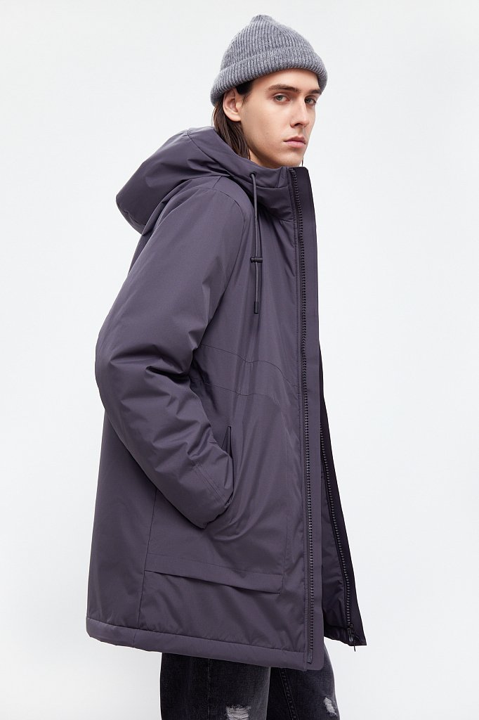 Пальто мужское, Модель B21-21007, Фото №3