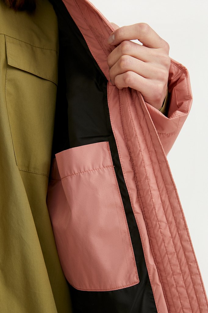 Утепленная женская куртка стеганая, Модель B21-12063, Фото №4
