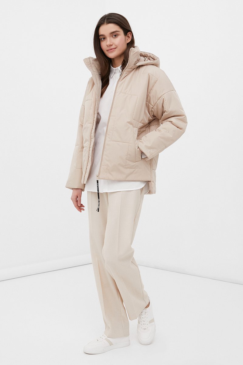 Утепленная женская куртка стеганая, Модель B21-12063, Фото №2
