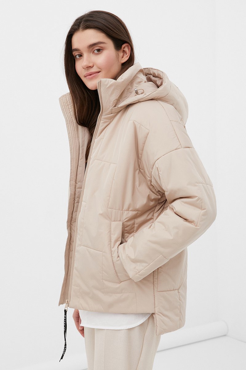 Утепленная женская куртка стеганая, Модель B21-12063, Фото №3