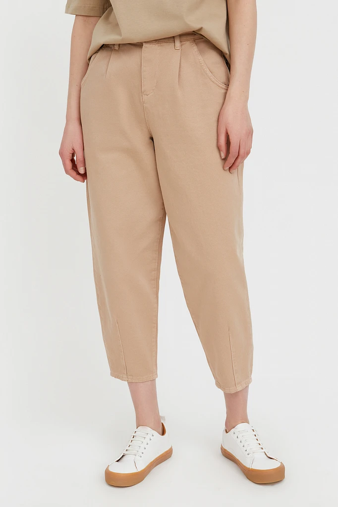 Джинсы tapered fit женские, Модель B21-15035, Фото №2