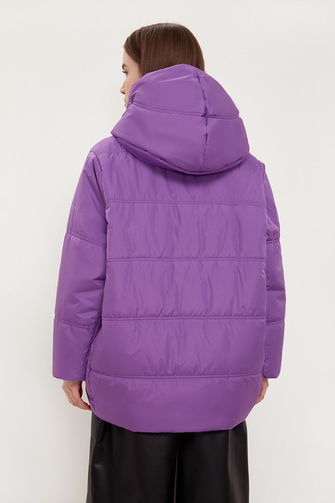 Утепленная куртка женская, Модель B21-12062, Фото №4