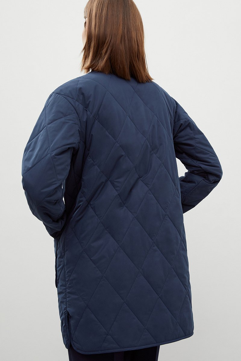 Утепленное стеганое пальто, Модель BAS-10089, Фото №5