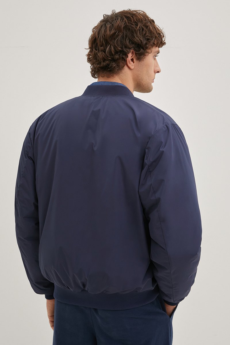 Утепленная куртка-бомбер, Модель BAS-20083, Фото №5